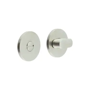 Click Here To Enlarge This Photo Of CR-801A7SSS Frelan Hardware CRES Thumb Turn & Release (Round Rose) Satin Stainless Steel (SS316)