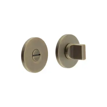 Click Here To Enlarge This Photo Of CR-802A7AB Frelan Hardware CRES Thumb Turn & Release (Round Rose) Antique Brass (SS316)