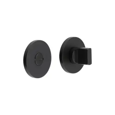 Click Here To Enlarge This Photo Of CR-802A7MB Frelan Hardware CRES Thumb Turn & Release (Round Rose) Black (SS316)