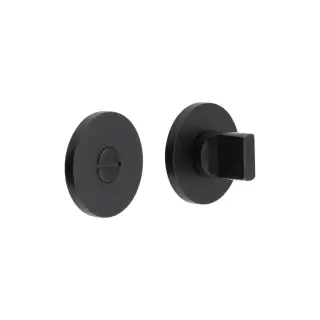 CR-802A7MB Frelan Hardware CRES Thumb Turn & Release (Round Rose) Black (SS316)