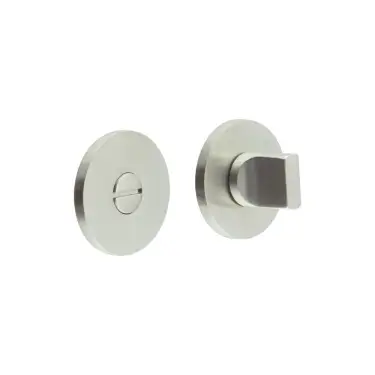 Click Here To Enlarge This Photo Of CR-802A7SSS Frelan Hardware CRES Thumb Turn & Release (Round Rose) Satin Stainless Steel (SS316)