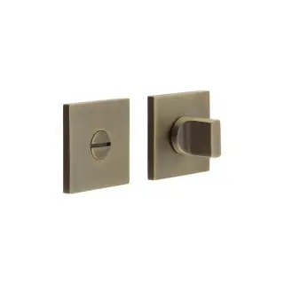 CR-802B7AB Frelan Hardware CRES Thumb Turn & Release (Square Rose) Antique Brass (SS316)