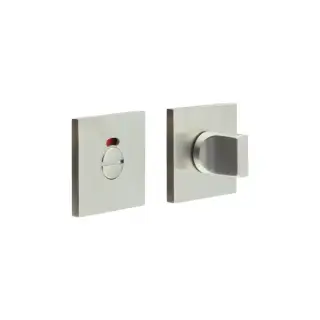 CR-802BK7SSS Frelan Hardware CRES Thumb Turn & Release (Square Rose) with Indicator Satin Stainless Steel (SS316)