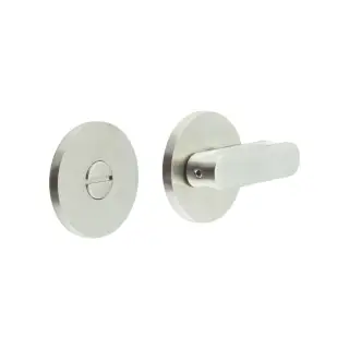 CR-803A7SSS Frelan Hardware CRES Thumb Turn & Release (Round Rose) Satin Stainless Steel (SS316)