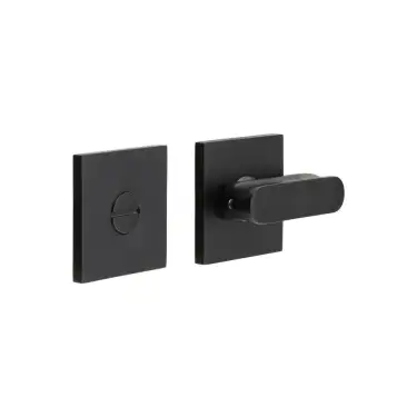 Click Here To Enlarge This Photo Of CR-803B7MB Frelan Hardware CRES Thumb Turn & Release (Square Rose) Black (SS316)