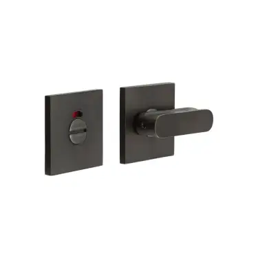Click Here To Enlarge This Photo Of CR-803BK7DB Frelan Hardware CRES Thumb Turn & Release (Square Rose) with Indicator Dark Bronze (SS316)