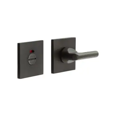 Click Here To Enlarge This Photo Of CR-804BK7DB Frelan Hardware CRES DDA Thumb Turn & Release (Square Rose) with Indicator Dark Bronze (SS316)