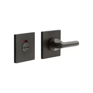 CR-804BK7DB Frelan Hardware CRES DDA Thumb Turn & Release (Square Rose) with Indicator Dark Bronze (SS316)