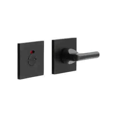 Click Here To Enlarge This Photo Of CR-804BK7MB Frelan Hardware CRES DDA Thumb Turn & Release (Square Rose) with Indicator Black (SS316)