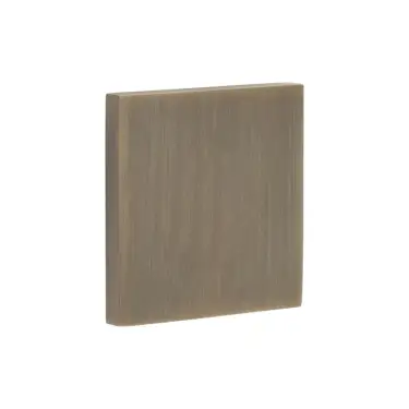 Click Here To Enlarge This Photo Of CR-O10AB Frelan Hardware CRES Blank (Square Rose) Escutcheon Cover Antique Brass (SS316)