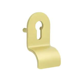 CRES1602SB Frelan Hardware CRES (Lug Fixed) Euro Profile Cylinder Pull Satin Brass (SS316)