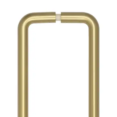 Click Here To Enlarge This Photo Of CRES3002SBB2B Frelan Hardware CRES 425mm (Back to Back) D Shape Pull Handles Satin Brass (SS316)