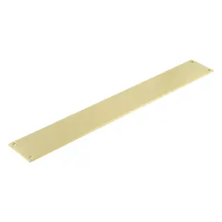 CRES3501SB Frelan Hardware CRES 540mm x 70mm Finger Plate Satin Brass (SS316)
