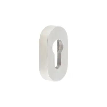Click Here To Enlarge This Photo Of CRES403SSS Frelan Hardware CRES (Oval) Euro Profile Escutcheon Satin Stainless Steel (SS316)
