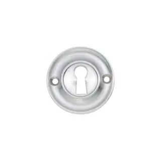 SB3118SC - Spira Brass Slimline Standard Escutcheon - Satin Chrome