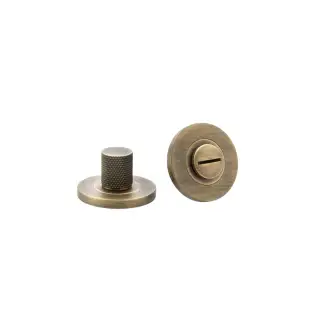 SB3117MANT - Spira Brass Connaught Knurled Turn & Release - Matt Antique Brass