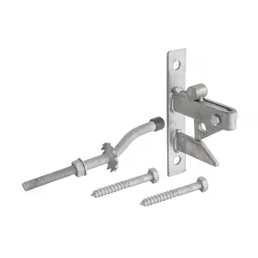 Click Here To Enlarge This Photo Of Eclipse 93731 Galvanised Field Gate Self Locking Gate Latch with Fixings