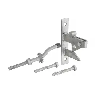 Eclipse 93731 Galvanised Field Gate Self Locking Gate Latch with Fixings