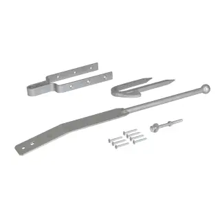 Eclipse 93734 Galvanised Field Gate Spring Fastener Set with Fixings