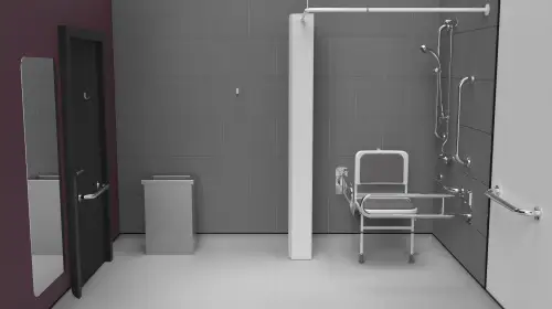 Click Here To Enlarge This Photo Of 230404/SP Fitzroy of London Exposed Valve Doc M Shower Pack (Stainless Steel) with Concealed Fixings - Polished