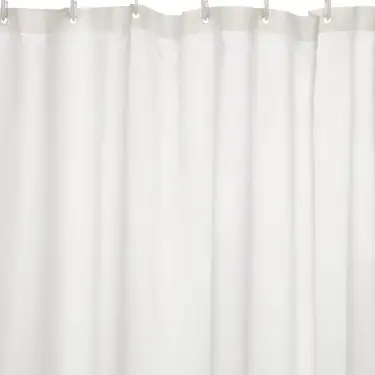 Click Here To Enlarge This Photo Of 250603/WH Fitzroy of London Weighted Polyester Shower Curtain 1800mm x 2000mm - White (RAL 9016)