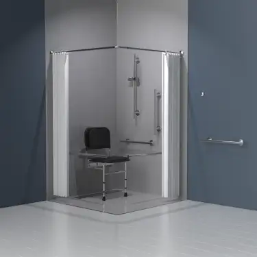 Click Here To Enlarge This Photo Of 321101/SS Fitzroy of London Luxury Doc M Shower Pack (Stainless Steel) - Satin