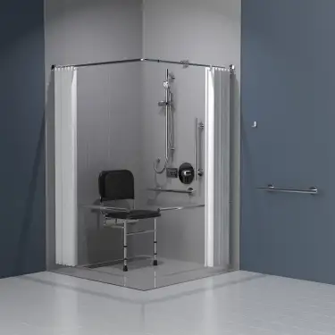 Click Here To Enlarge This Photo Of 321102/SP Fitzroy of London Luxury Concealed Valve Doc M Shower Pack (Stainless Steel) with Concealed Fixings - Polished