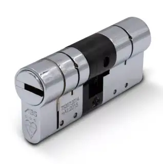 ABS Euro Profile Double Cylinder 70mm (35/35) British Standard Kitemarked TS007 3* - Chrome (ABSED3535C)