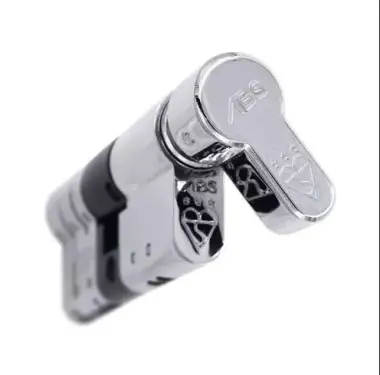 Click Here To Enlarge This Photo Of ABS Euro Profile Cylinder & Turn 90mm (45/45) British Standard Kitemarked TS007 3* - Chrome (ABSEKT4545C)