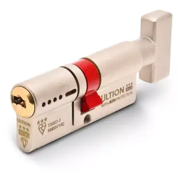 Click Here To Enlarge This Photo Of Ultion Plus with ALPS Technology Euro Profile Cylinder & Turn 90mm (45/45T) British Standard Kitemarked TS007 3* (ULT3EKT4545)