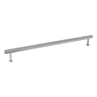 MHCS17320PC - Millhouse Brass Paddington Spiral T-Bar Cabinet Pull Handle 320mm - Polished Chrome