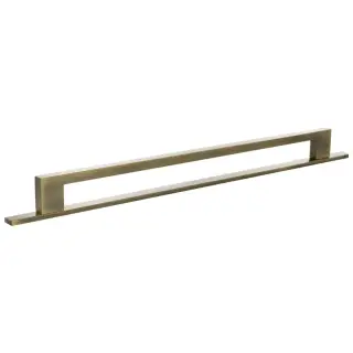 MHCNB17320AB - Millhouse Brass Empire Slim Cabinet Pull Handle on Backplate 320mm - Antique Brass