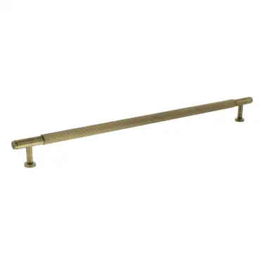 Click Here To Enlarge This Photo Of MHCL17320AB - Millhouse Brass Battersea Linear T-Bar Cabinet Pull Handle 320mm - Antique Brass