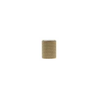 MHCK1420SB - Millhouse Brass Eiffel Knurled Cylinder Cabinet Knob Handle - Satin Brass