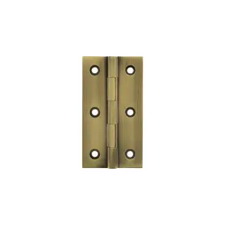 MHBH75AB - Millhouse Brass Cabinet Butt Hinges 75mm x 41mm x 2mm - Antique Brass