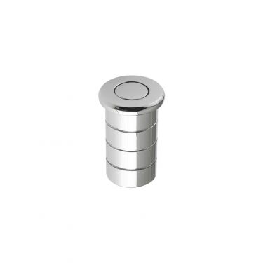 Click Here To Enlarge This Photo Of FB14CP - Zoo Hardware Fulton & Bray Dust Socket for Flush Bolts (Concrete) 20mm dia. x 25mm Polished Chrome