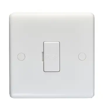 Click Here To Enlarge This Photo Of PL4130 - Eurolite Enhance White Plastic 13Amp Un-Switched Fused Spur Unit