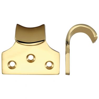 Click Here To Enlarge This Photo Of FB30 - Zoo Hardware Fulton & Bray Sash Lift 51mm x 48mm (Heavy Duty) Polished Brass