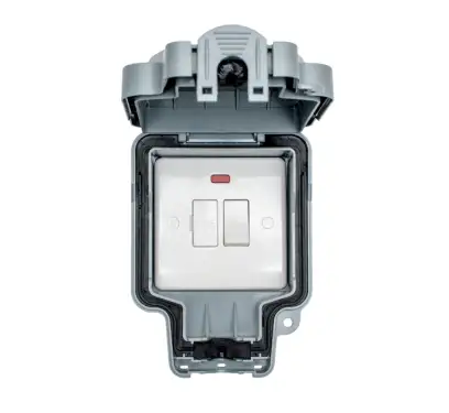 Click Here To Enlarge This Photo Of WP4191 - Eurolite External Weatherproof Switched Connection Unit & Neon IP66