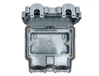 WP8623 - Eurolite External Weatherproof IP66 2 Gang Enclosure
