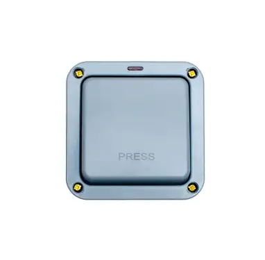 Click Here To Enlarge This Photo Of WP3002P - Eurolite 20Amp 1 Gang 2 Way Retractive Switch with Neon IP66