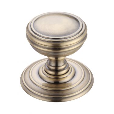 Click Here To Enlarge This Photo Of FB305FB - Zoo Hardware Fulton & Bray Mortice Knob on Round Rose (Unsprung) Concealed Fix - Florentine Bronze