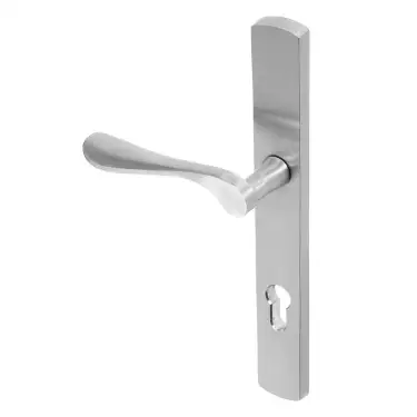 Click Here To Enlarge This Photo Of BLU Performance Regent Right Hand Multipoint Door Lock Handle, Dual Sprung, 316 Grade Satin Stainless Steel (REG095-RH-SSS)