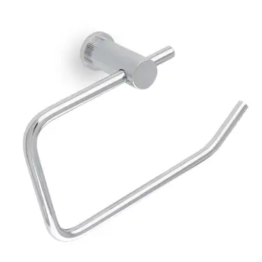 Click Here To Enlarge This Photo Of AW452PC - Alexander & Wilks Brunel Reeded Toilet Roll Holder - Polished Chrome