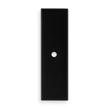 Click Here To Enlarge This Photo Of AWBP76BL - Alexander & Wilks Rectangular Cabinet Knob Backplate - Matt Black