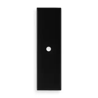 AWBP76BL - Alexander & Wilks Rectangular Cabinet Knob Backplate - Matt Black