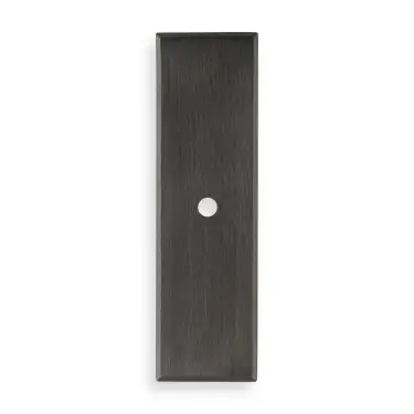 Click Here To Enlarge This Photo Of AWBP76DBZPVD - Alexander & Wilks Rectangular Cabinet Knob Backplate - Dark Bronze PVD