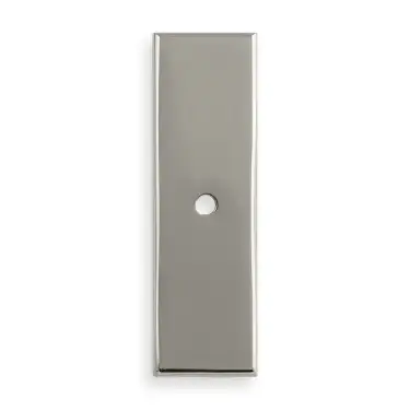 Click Here To Enlarge This Photo Of AWBP76PN - Alexander & Wilks Rectangular Cabinet Knob Backplate - Polished Nickel