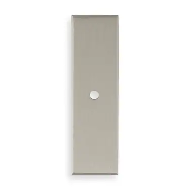 Click Here To Enlarge This Photo Of AWBP76SN - Alexander & Wilks Rectangular Cabinet Knob Backplate - Satin Nickel