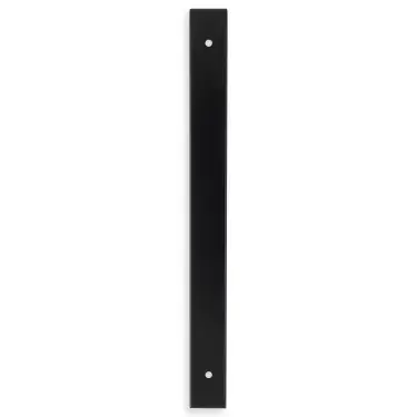 Click Here To Enlarge This Photo Of AWBP192BL - Alexander & Wilks Rectangular Cabinet Pull Backplate 232mm x 22mm (192mm c/c) - Matt Black